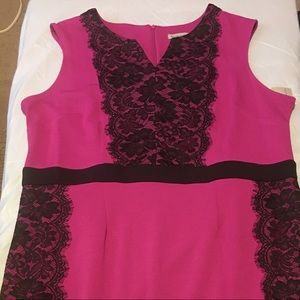 Magenta lace dress new with tags